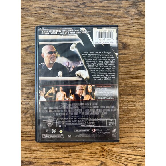 Lakeview Terrace DVD 2008 Thriller Samuel L. Jackson Patrick Wilson Pre-Owned - Picture 2 of 4